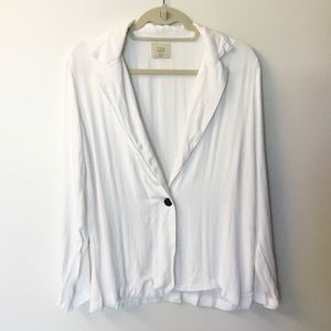 NWOT Tina + Jo Single Button Ribbed Blazer - S
